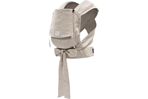 Marsupio Stokke Limas, Floral Beige (OCS) - Marsupio per neonati con mezza fibbia - Tre opzioni di trasporto - Sicuro, dalla nascita fino a 15 kg