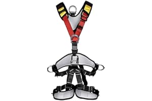 GDWD Climbing Harness, Multipurpose Climbing Harness, Hip and Hip Protection Belt for Climbing, Fire Brigade, Abseiling, Unisex