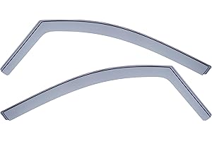 Modifycar - Deflectores Compatibles con Volkswagen Caddy IV, Life 2015 en adelante - Vidrio Acrílico Duradero - Derivabrisas Delanteros Ahumados para Ventanillas - Instalación Interior - 2 Unidades