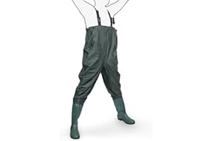 MS-Point Wathose Anglerhose Watstiefel Watt Fisch Teich Gummi PVC Nylon Gr. 39