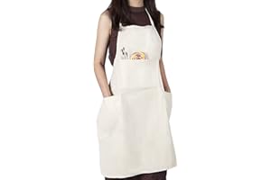 Conda Artist Apron with Pockets, Art Apron for Painter Women Men, Painting Smock Adult for School, Canvas, Painting