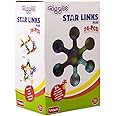 Funskool Giggles - Star Links Plus - 24pcs, Multi-Coloured Interlocking Learning Educational Toy, Toy for Toddlers, 1 Year and Above, Colourful and Creativity, Safe Material, 24 Pieces Star Links