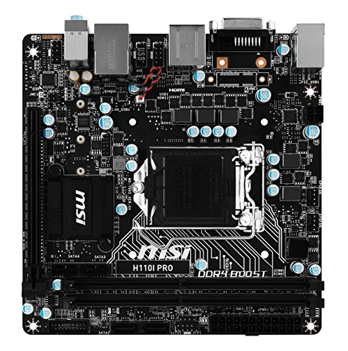 gecCOM Mini / SLIM COMPUTER mit Cardreader | 250W Netzteil | Intel Core i5 7400 4x 3,0GHz | 1TB HDD | 8GB DDR4 2133MHz | MSI H110I Pro ITX Mainboard | Intel HD 630 Grafik | DVD | W10 - 2