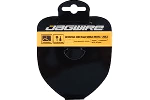 Jagwire - Basics Galvanized Universal Bicycle Brake Cable | for Road and MTN Bike | Cables fit SRAM and Shimano