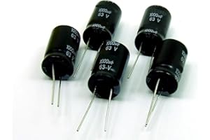POPESQ® 5 pz. x Condensatore elettrolitico 1000uF 63V #A2941