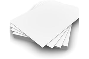 OCTOPUS CRAFTS 100 Sheets A4 160gsm White Card - Premium Thick Printing Paper Suitable for All Printers