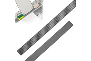 PRITOK Narrow Drying Mat: 70 x 5 x 0.5 cm Silicone Drip Mat, Long Drying Mat, Narrow Bar Mat, Extended Silicone Drying Mat for Dishes, Cups, Bottles (Grey, 70 cm)