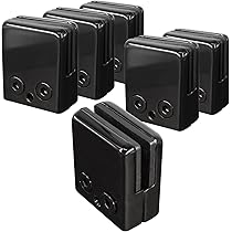 6 Morsetti Vetro Acciaio Inox Regolabili 10-12mm - Per Ringhiere, Scale E Balaustre - Foto 4