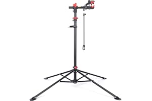 CXWXC Bicycle Repair Stand for Bike Maintenance, Up to 30 kg, Height Adjustable, Foldable and 360° Rotatable Bike Maintenance Stand for MTB, Road Bike