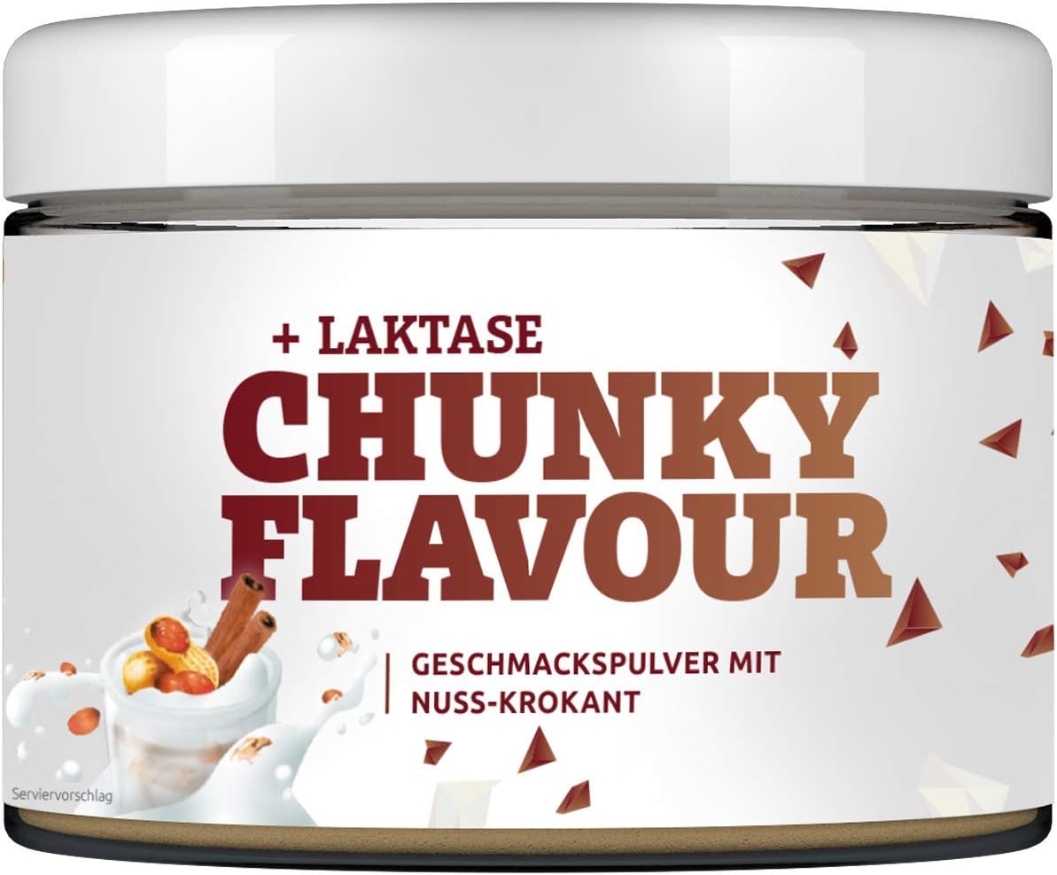 MORE 2 TASTE Chunky Flavours, 250 g Dose (Peanutbutter Cinnamon, Vegan)