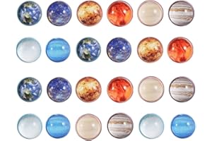EBKCQ Pelotas Saltarinas para Niños, 24 Piezas Sistema Solar Espacial Ocho Planetas Bolas Hinchables Temáticas, 32mm Bolas Rebotadoras para Fiesta Rellenos, Premios Cumpleaños, Estilo Aleatorio