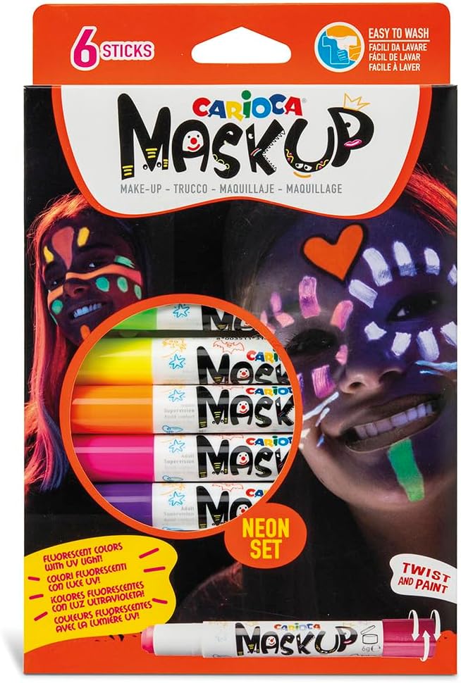 Carioca Mask Up Yüz Boyası - Neon (6 Renk)
