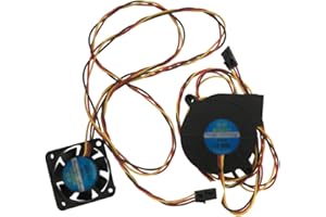 POLISI3D 2pcs ventiladores DC 5 V de vida útil 5015 extrusores extrusores extrusores extrusores de 5 V CC ventilador de extremo de caliente, ventilador frontal para Prusa i3 MK3 MK3S MK2/2.5 impresora 3D