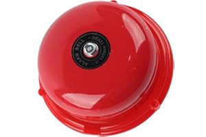 KIMISS 4 Pollici in Metallo, Campanello Elettrico Tipo Strike Rf Bug Ruizhi Fire Control Interno 100 DB (12 V) (12V)