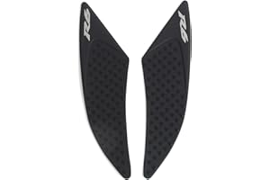 Konerstone Gas Fuel Tank Pads Protector Stickers Knee Grips Traction Side Pads for Yamaha YZF R6 2017-2021 Motorcycle Accessories Anti slip Black 2020 2021