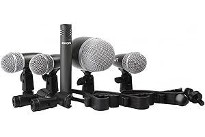 PROEL EIKON DMH5XL - Set Kit da 5 Microfoni per Batteria completo di supporti e custodia (Drum Set).