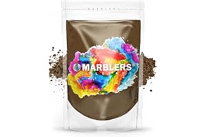 MARBLERS Brown Mica Powder [Wood Brown] 3oz (85g) | Cosmetic Grade | Epoxy Resin Pigment | Dye | Non-Toxic, Vegan, Cruelty-Free | Lip Gloss, Nails, Body Butter | Bath Bomb, Candle & Soap Making