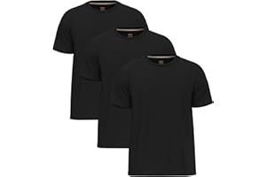 SOFTSPUN 3 Pack T Shirts for Men UK 100% Cotton Tshirts |Premium Plain Crew Neck Mens T Shirts Multipack