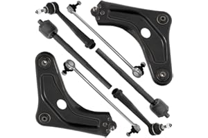 TEILEX GERMANY Kit brazo de suspensión delante compatible con PEUGEOT 207 compuesto por 8 autopartes