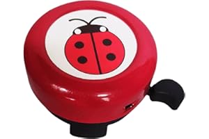 KISBEIBI Kids Bike Bell, Cute Handlebar Ring Bell with Loud Crisp Clear Sound,Horn Safety Cycling Alarm Handlebar Bells, Girls Boys Bicycle Bell Cartoon Pattern Loud Sound Kids Bike