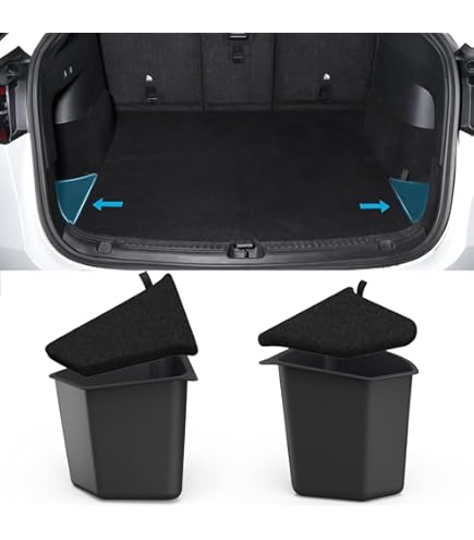 Organizer Baule Tesla Model 3 Highland 2024 - Scatole Portaoggetti Con Coperchio, 2 Pezzi - Foto 10