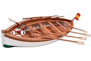 Artesanía Latina – Modellino di Nave in Legno – Scialuppa di Salvataggio, Nave Scuola Spagnola, Juan Sebastián Elcano - Modello 19019, Scala 1:35 – Modelli da Assemblare - Livello Principiante