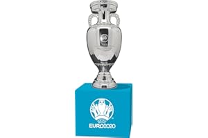 UEFA Euro 2020 Trophy Replica (45 mm) on Wooden Pedestal
