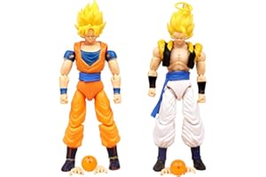 OBLRXM Dr-agon ball Giocattoli, Action Figure Dr-agon Ball, Action figure Dragon Star da 17 cm, Super Saiyan Goku Statuetta di Personaggi di Anime Vegeta Figure, Figure da collezione Goku