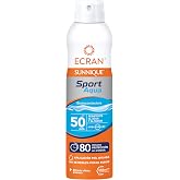 Ecran Sunnique Sport Sun Mist SPF 50+ Aqua Wet Skin &ndash; 250 ml | UVB and UVA protection also in water and sweat-resistant, desi