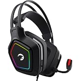GAMEPOWER Mihawk USB Oyun Kulaklığı - 7.1 Sanal Surround Ses, 50MM S&uuml;r&uuml;c&uuml;lere Sahip Kablolu RGB Led Kulaklıklar, Konforlu Tas