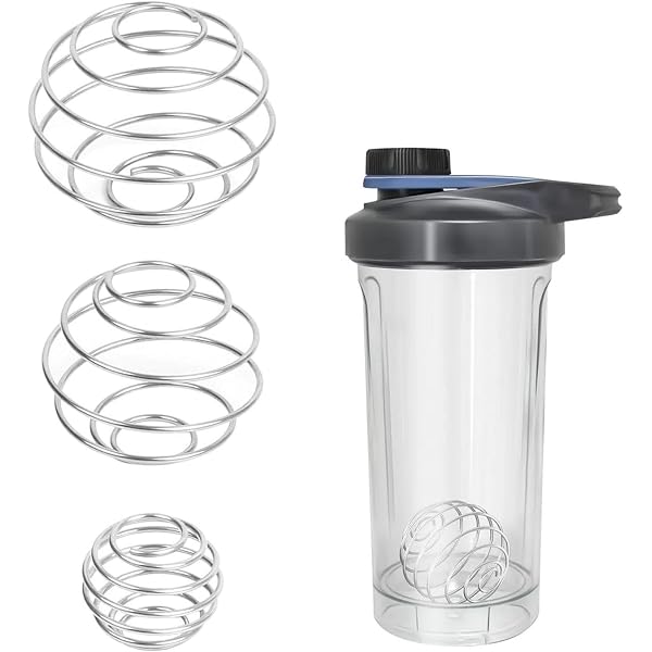 Boules Shaker Protéine - 3 Pièces Acier Inoxydable - Pour Shaker Sans Grumeaux