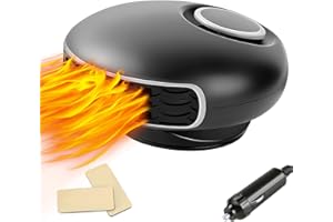 Leaflai 12v Autoheizung - Tragbare Auto Heizung zum Anschließen an den Zigarettenanzünder 150 W Windschutzscheiben-Entfeuchter 2-in-1 Schnellheizung Autheizung und Kühlventilator für alle Fahrzeuge