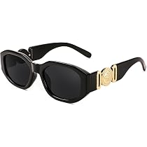 Lunettes De Soleil Polarisées SHEEN KELLY - Style Pilote Rétro, Monture Métal Surdimensionnée