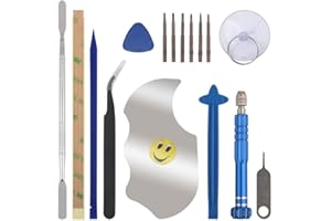 RONGZY 10 in 1 Reparatur Öffnungs Werkzeug Kit Präzisions Spudger Schraubendreher Set Für Smartphone Demontage und Reparatur,Display Ersatz Reparatur für iPhone, Samsung, LG, Sony, Huawei, HTC, Nokia