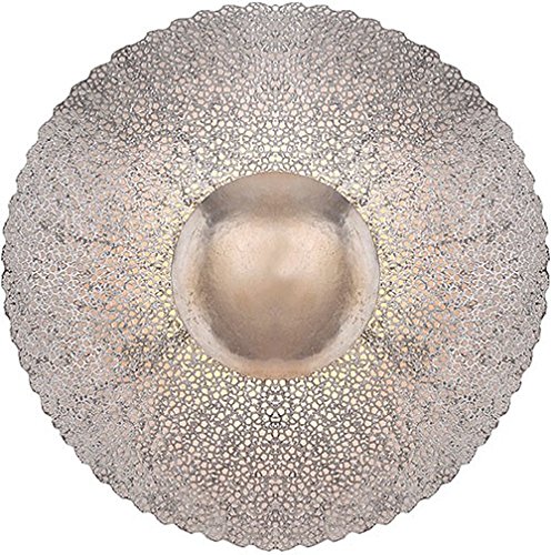 Preisvergleich Produktbild Holländer Wandleuchte Utopistico Silber Handarbeit,Qualität aus deutscher Manufaktur