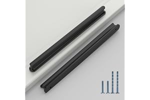 9BUILD 10 Pezzi Nero Distanza fori 192mm Maniglie per mobili da cucina maniglie per mobili maniglie cucina Maniglie per Armadio Maniglie per Mobili Moderni Maniglie Armadio EU0032