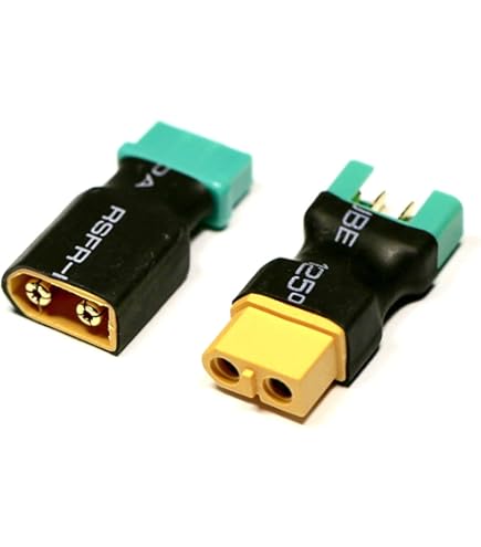 20 Connettori MPX Maschio/Femmina Alta Corrente 6 Pin - Placcati Oro 35A - Per Servo, Lipo, ESC - Mr. Spina Modellbau - 5