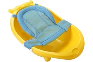 HAOZAIKEJI Baby-Badekissen Weich Baby Badewannenkissen Unterstützung Neugeborene Babybadematte rutschfest Baby-Badewanne Badekissen Bequem Babymatte Badewanne Kinder Badewanneneinsatz Sitz für 0-12 Monate Baby