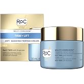 RoC Firm + Lift Crema Reafirmante Rostro y Cuello, 50ml | Crema reafirmante para rostro y cuello, polifenoles y escualano, el
