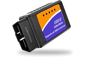 SMTFCTY OBD 2 Diagnosegerät Auto Adapter WiFi OBD Diagnosegerät kompatibel mit iOS, iPhone, iPad und Android,OBD 2 Bluetooth Adapter OBD Auto Diagnosegerät für Alle OBD 2 Protokoll Fahrzeug