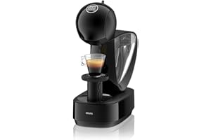 Krups YY3878FD Machine à Café Manuelle Nescafé Dolce Gusto Infinissima Capsules Multi Boissons Espresso Cappuccino Chocolat Thé 15 Bars 1.2L Noir