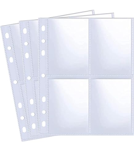 Relota 40 Pcs protege carte double face 720 poches, pochette cartes