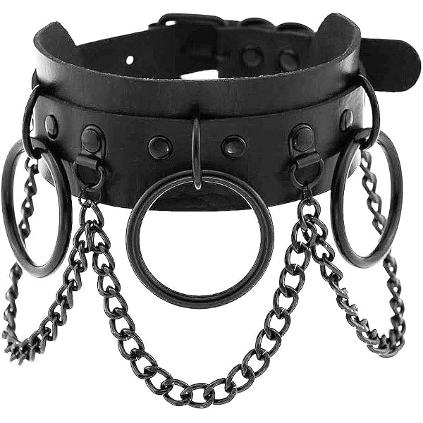 1 pezzo Collana/Choker di pelle gotica punk rock con borchie | SHEIN ALIA