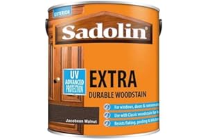 Sadolin EXTRA WOODSTAIN (YELLOW TIN) 2.5lt - Jacobean Walnut