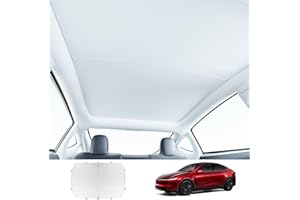 Arcoche Pare-Soleil pour Tesla Model Y 2024-2020 Isolation Thermique et Protection UV Accessoires de Pare-Soleil de Toit en Verre
