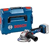 Bosch Professional 18V System amoladora angular a batería GWS 18V11 S (diámetro del disco de 125 mm, incl. LBOXX)