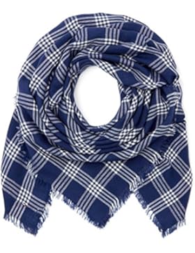 Hilfiger Denim Damen Schal Thdw Scarf 12, Mehrfarbig (Corella Check Navy Peony / Egret 902), One size (Herstellergröße...