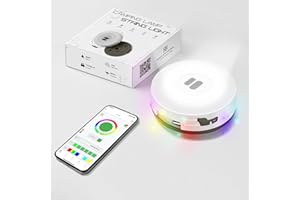 Civikyle 6M LED Lichterkette Bunt Außen Innen Campinglampe Aufladbar APP Kontrolle Wetterfest für Aussen Garten Balkon Vorzelt Bäume Weihnachten Party Festival Deko