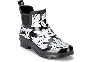 TOSH Ladies Chelsea Ankle Wellingtons Boots Short Pull On Waterproof Rubber Womens Riding Equestrian Wellies