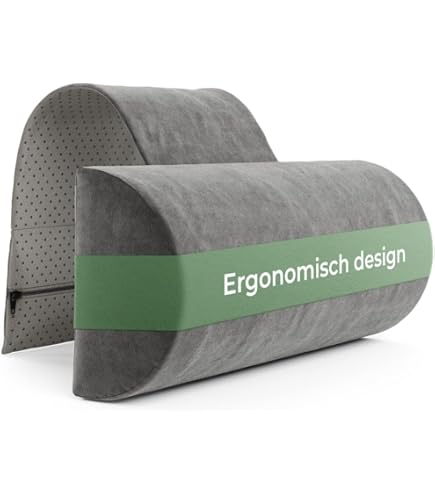 Hoofdsteun met verzwaringsgewicht (100% traagschuim), nekkussen